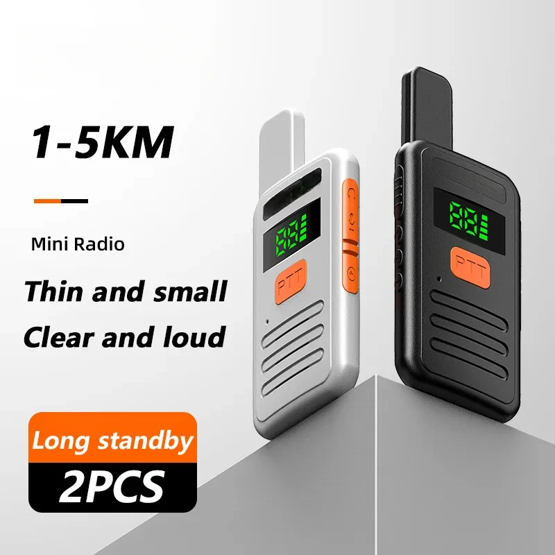 

Новинка 2026 года: комплект из 2 мини-раций PMR 446, портативные двухсторонние радиостанции HT PTT, портативные рации S1 для охоты и кафе