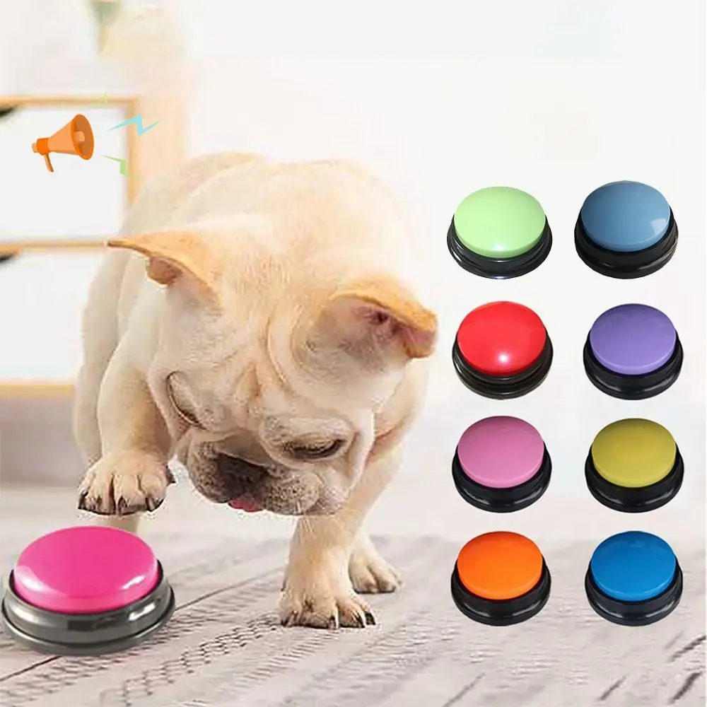 for  Voice Repeater Sound Button Voice Recording Pet  Supplies Recording  Talking Button Answering Buttons Dog Toys