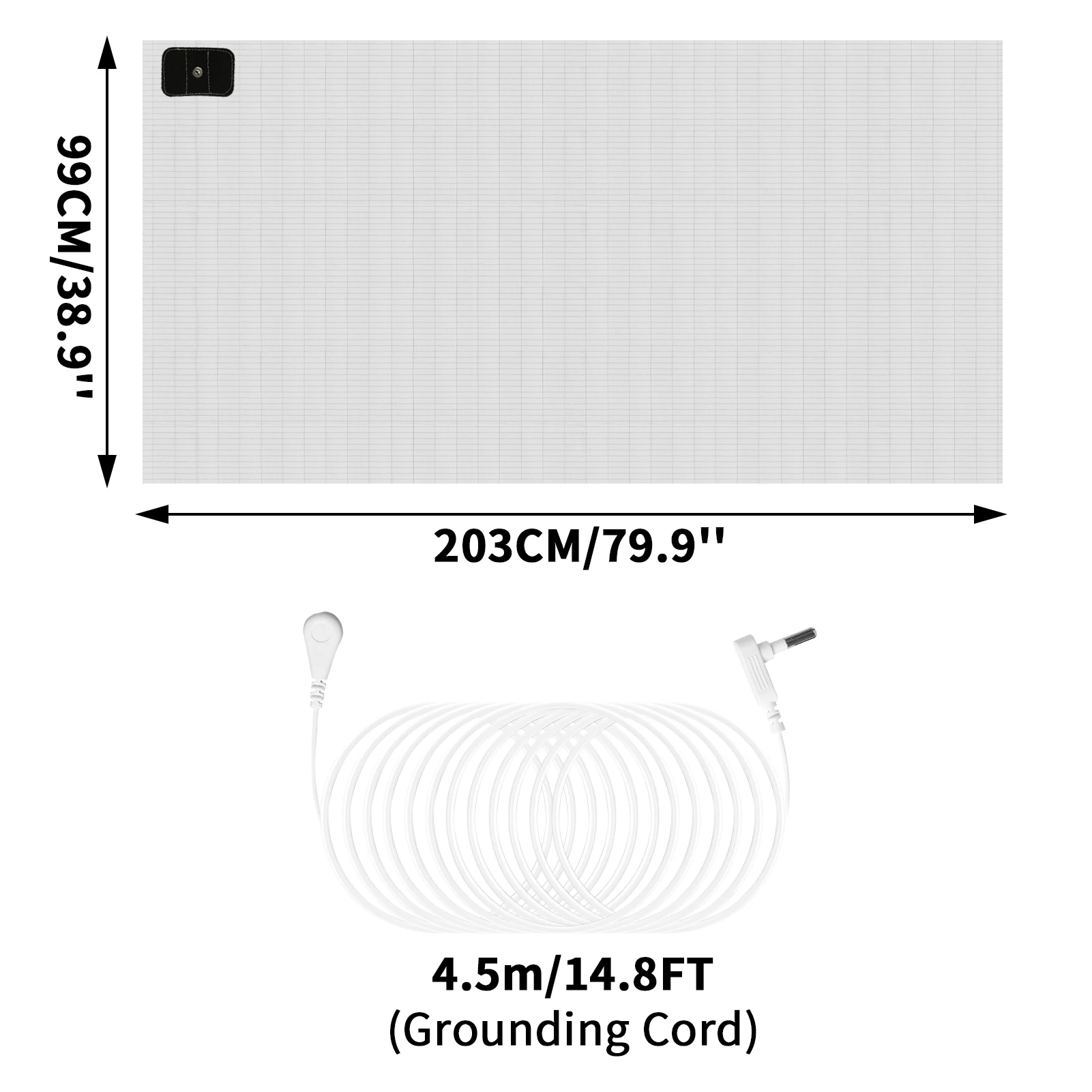 99X203CM White