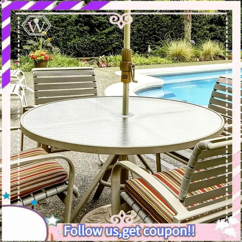 

Premium 4Pcs Patio Table Umbrella Hole Ring Plug, Silicone Pool Umbrella Sleeve Stabilizer,Umbrella Table Ring Hole Insert