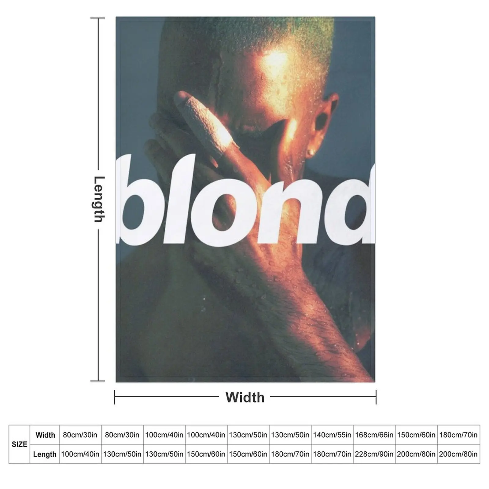 Frank Ocean Blond Hi Res Throw Blanket decorative Large sofa bed funny gift warm for winter Soft Blankets