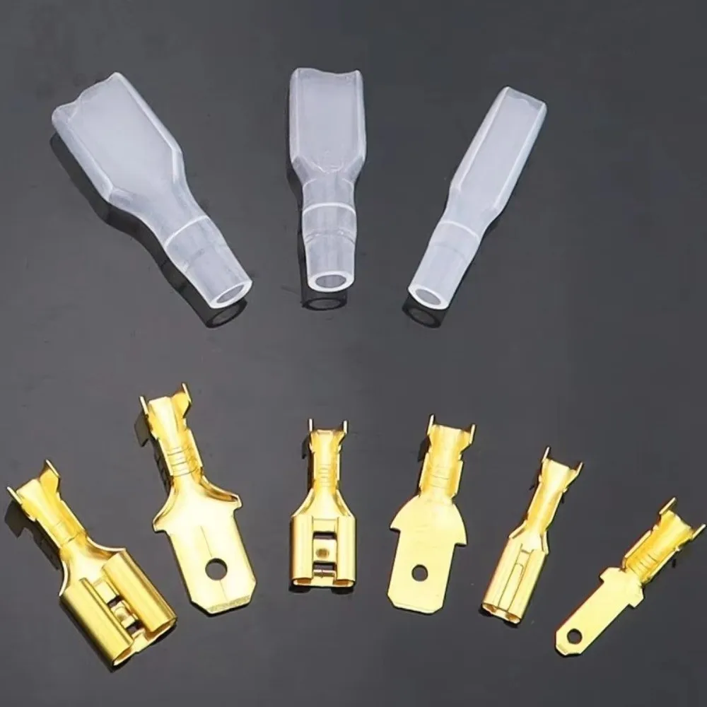 

1000/1050 pcs Electrical Wire Connectors Electrical Crimp Terminals Wire Wrap Connector Terminals Termin Spade Connectors