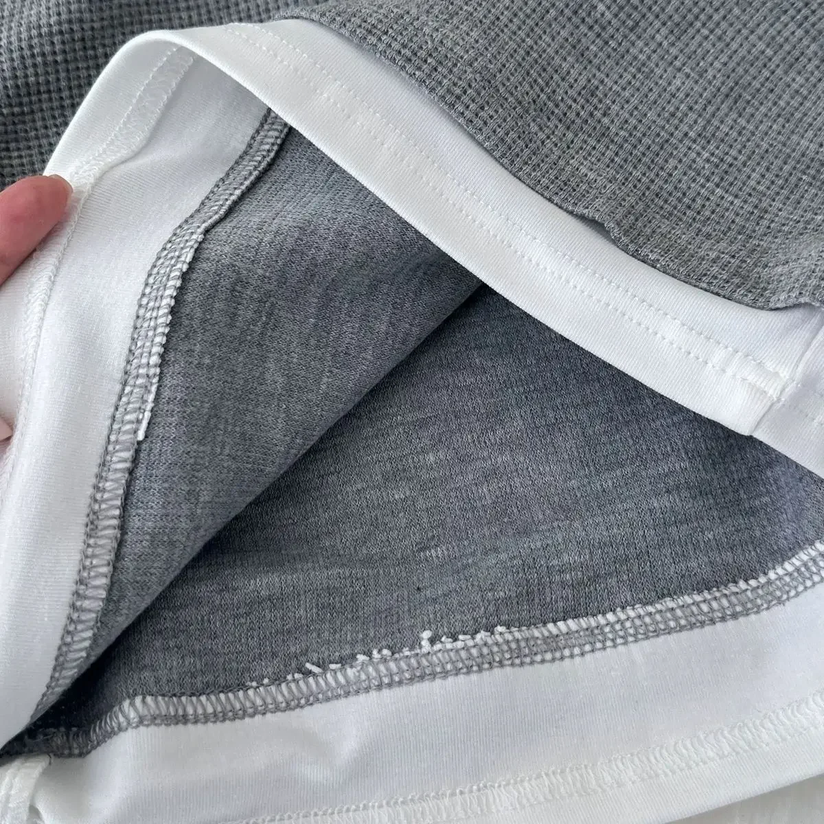 Kinder Jungen Sweatshirt Herbst 2026 Säugling Baby Jungen Pullover Lässig 1-10 Jahre Kinder Jungen Waffel Fake Zweiteilige Oberteile – Detail 6