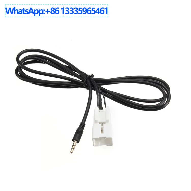 25 piezas para radio Ford Falcon, cable de entrada de audio macho de 5 pines Ford Babu/AUX3.5 mm