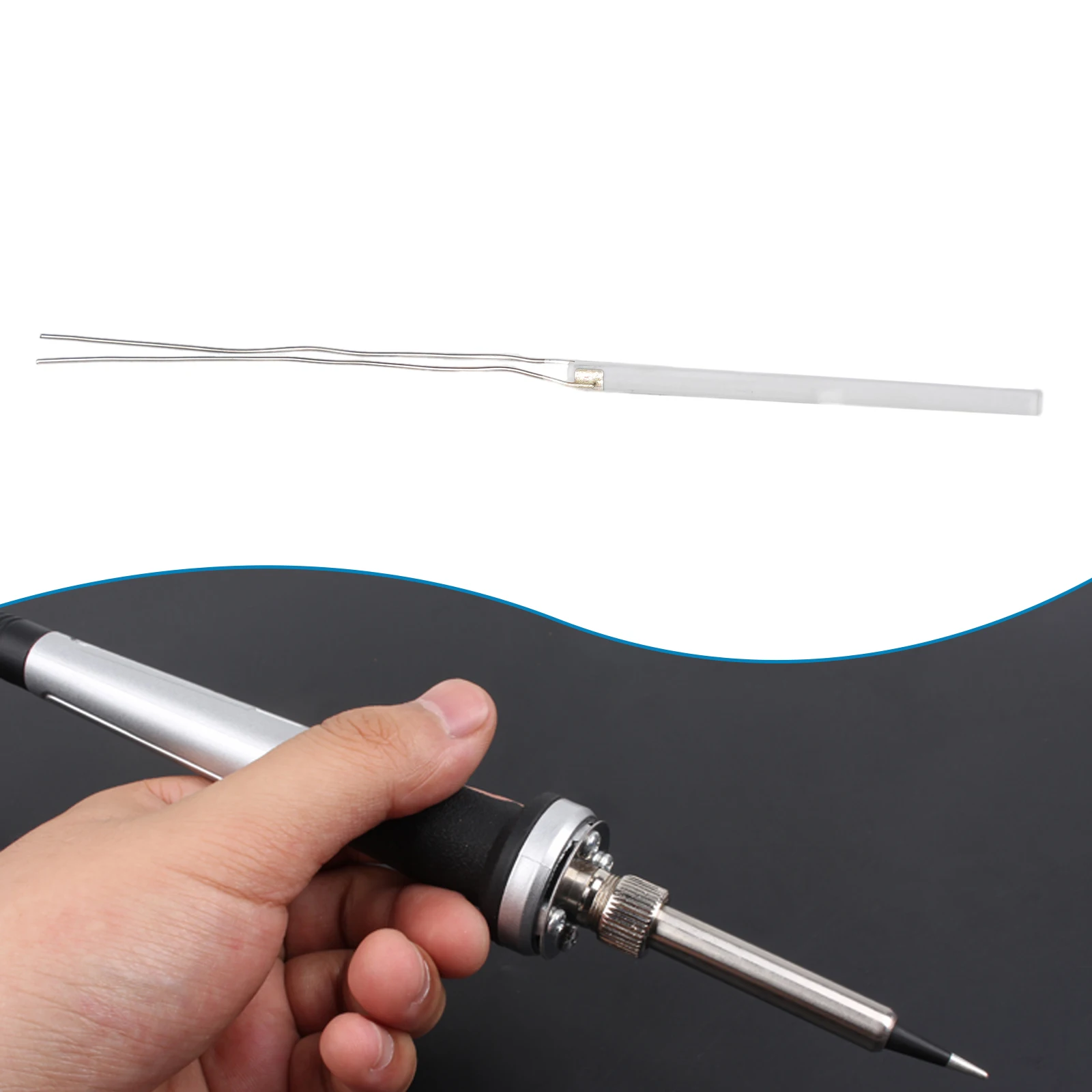 Adjustable Power Soldering Iron with Ceramic Heating System for Efficient Joint Formation on Copper Traces and Component Leads