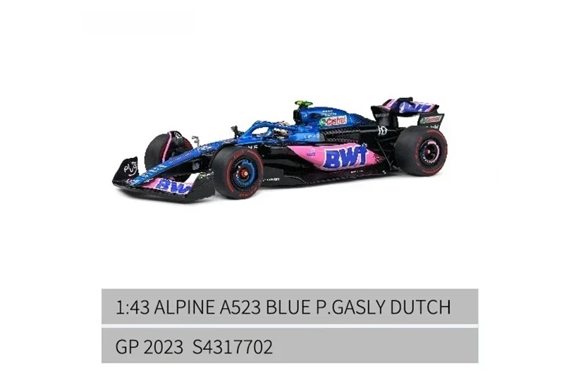 SOLIDO 1:43 ALPINE A523 GP 2023 Blue Model Car