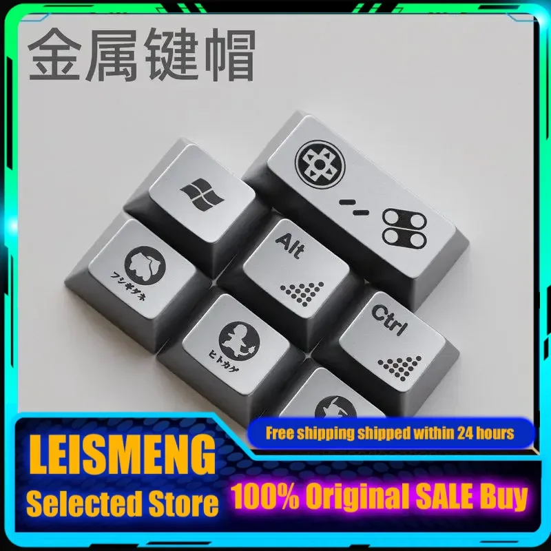 Mechanical keyboard metal keycaps Cherry zinc alloy material PC gaming keyboard Accessorie collection gift custom keycap