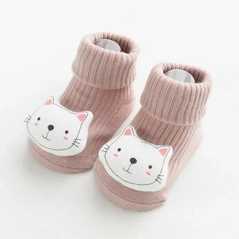 

Spring Autumn Socks Baby Boys Girls Anti-Slip Floor Socks Infant Kids Trampoline Shoes Children Home Sports Mid Calf Long Socks