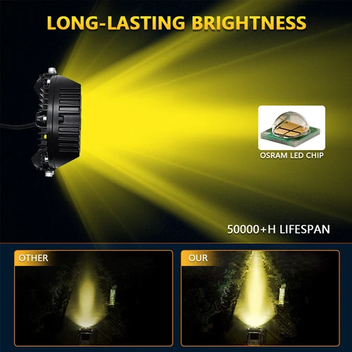 Imagen 2 del producto Lámparas LED de trabajo deportivas para automóvil, luces auxiliares para vehículos Lada Offroad 4X4, lámpara de conducción combinada de 7 pulgadas