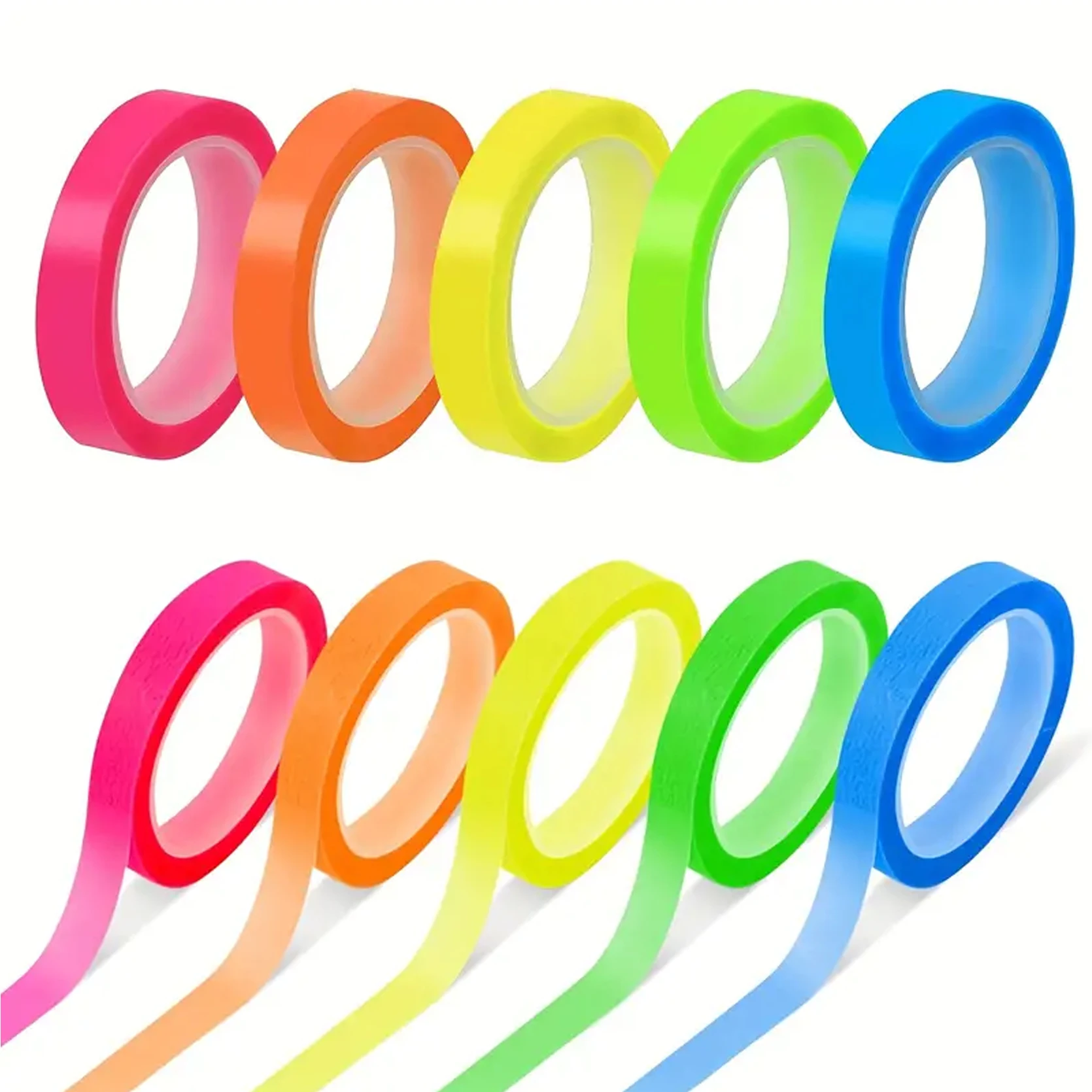 0,6 cm/0,8 cm breites transparentes Indexband (10 Rollen), selbstklebende Seitenmarkierungen, wiederverwendbare beschreibbare Klebeetiketten für Bücher, Büro