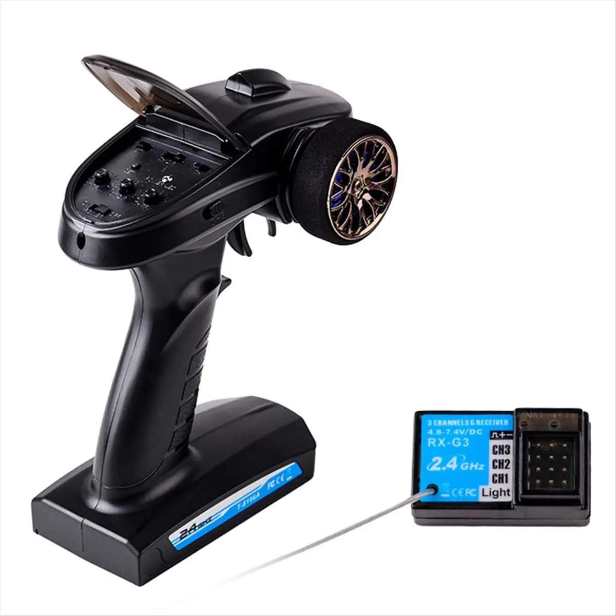 B21B MT305 Unlimited 3-Channel 2.4G Control Can Control Light Switch Car Model Ship Model Remote Control Receiver