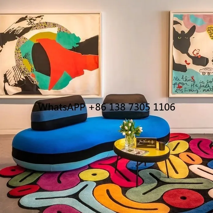 

Креативный диван специальной формы Nordic Rochburg, современный минималистичный дизайнерский диван для приема в магазине одежды в отеле