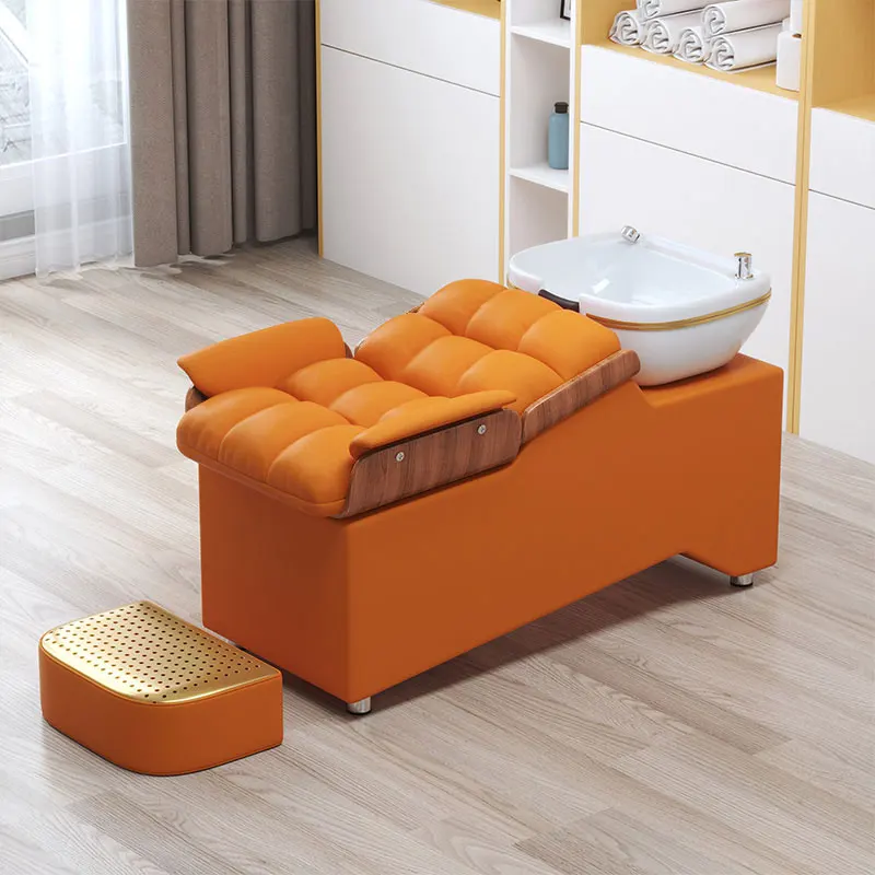 Business European Style Shampoo Bed Ergonomic Elegant Styling Shampoo Bed Head Washing Accessories lavacabezas Head Washing Bed