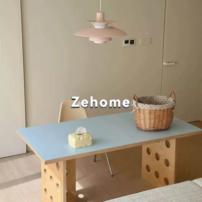 Bauhaus marine desk computer desk hole board meeting room negotiation table studio rectangular middle island table