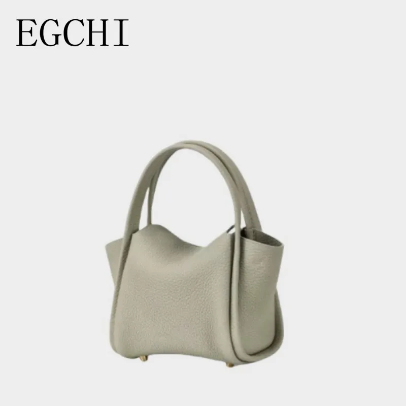 

EGCHI Luxury Bucket Designer Crossbody Shoulder Underarm Bags For Women New Fashion Solid Color Travel Female Mini Handbag Bolas
