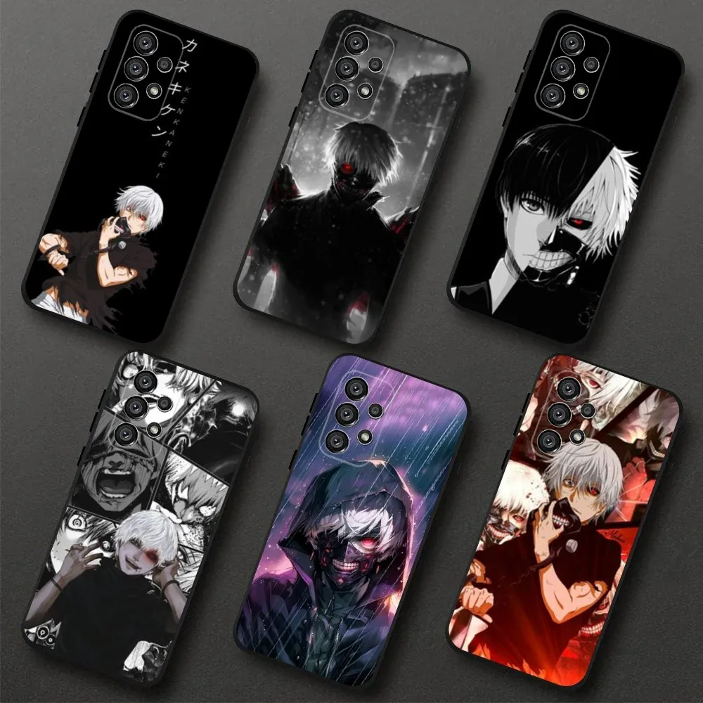 Tokyo Ghoul Kaneki Ken Anime Phone Case For Samsung Galaxy A20,A21s,A22,A31,A32,A52,A53,A72,73,A80,A91 Soft Black Cover