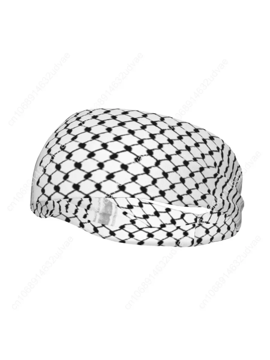 

Hatta Kufiya Arabic Keffiyeh Sport Safety Sweatbands Palestine Sweat Headband Gym Fitness Hair Bandage Headwear Sweat Wash Bands