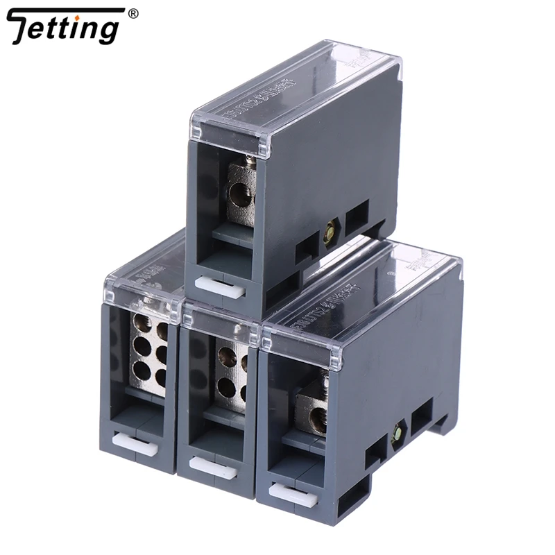 1Pcs 150A Din Rail Terminal Block Distribution Box One In Multiple Out Universal Power Junction Box For Circuit Breaker