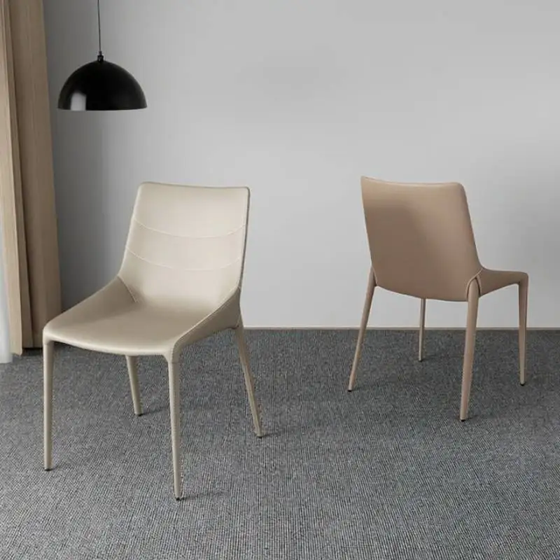 

Beige Nordic Style Dining Chair Luxury Retro Nordic Comfortable Dining Chair Luxury Plastic Sillas Para Comedor Home Furniture