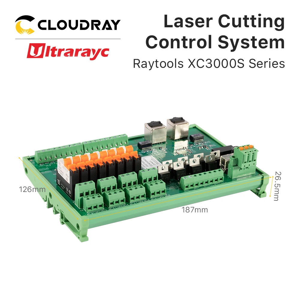 Imagem -04 - Ultrarayc Raytools Sistema de Controle de Corte a Laser Xc3000s Série Ethercat Conexão ou Conexão de Pulso