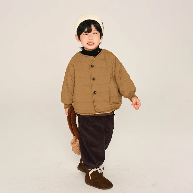 

Boys' cotton clothes, winter clothes, children's forest series short cotton clothes, thickened warm jacket for small and medium-