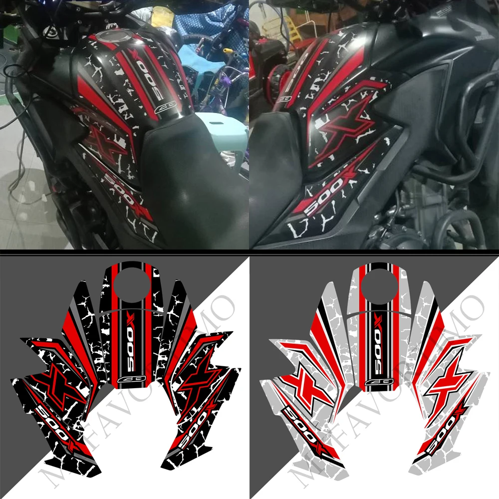 2017 2018 2019 2020 2021 For Honda CB500X CB 500X Tank Pad Sticker Decal Protector Helmet Emblem Trunk Luggage Fairing Fender