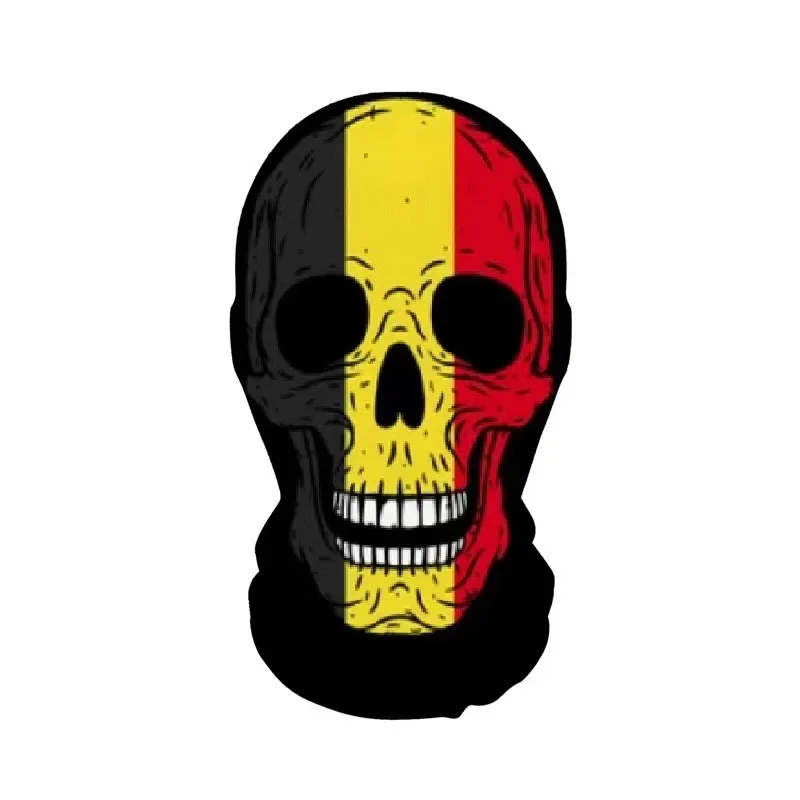 Halloween Skelett Maske elastische Mesh Kapuze gruselige Party Cosplay Prop atmungsaktive Gesichtsbedeckung Kapuze