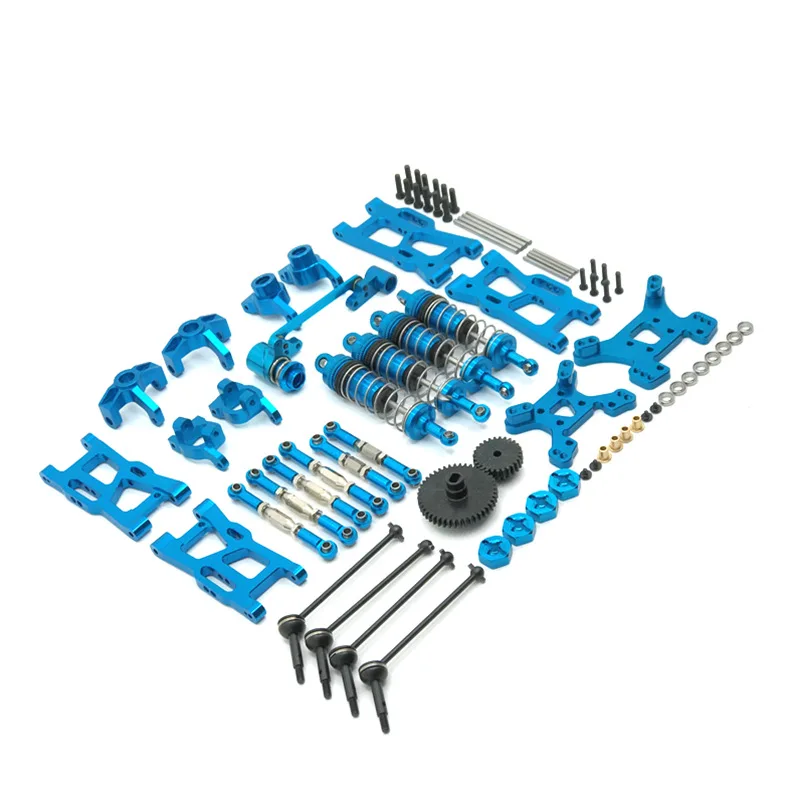 RC Car Spare Parts Metal Fittings Kit for Wltoys 144010 144002 144001 124019 Retrofit Fittings