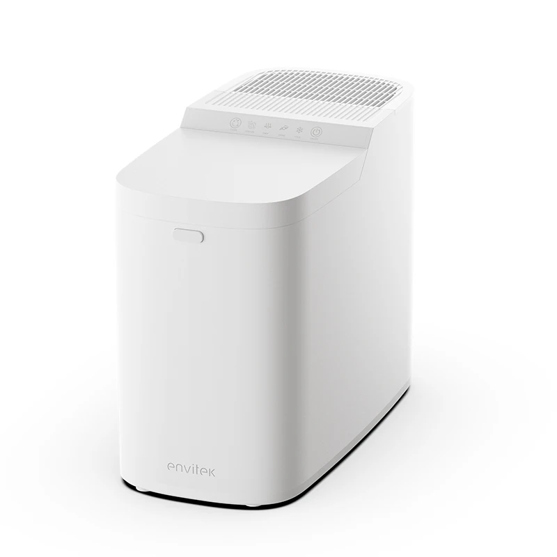Compact 2.5L Electric Food Composter for Small Kitchen Modern Minimalist Design with Auto Cleaning Voice Reminders