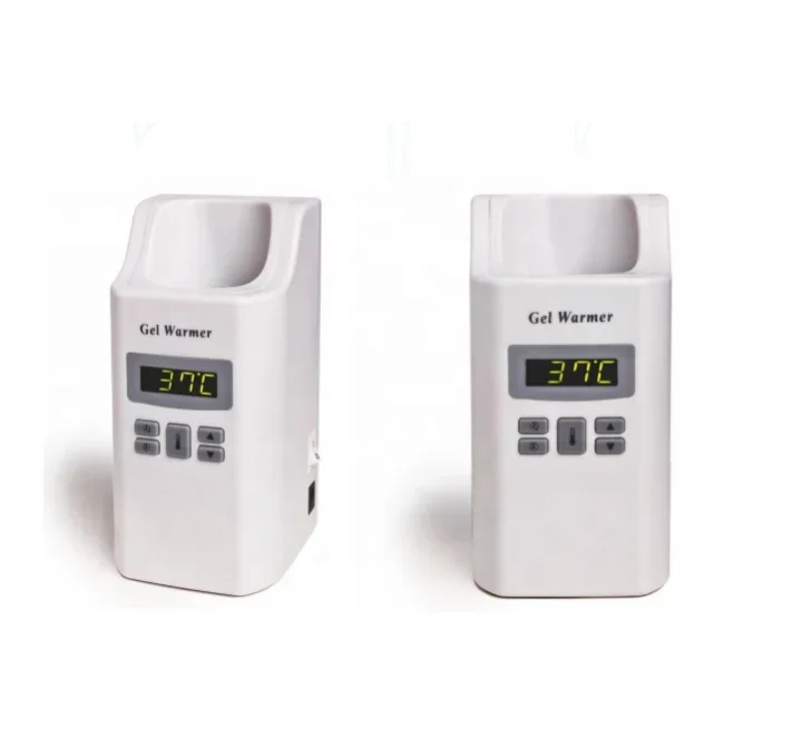 High brightness LED display ultrasound gel warmer