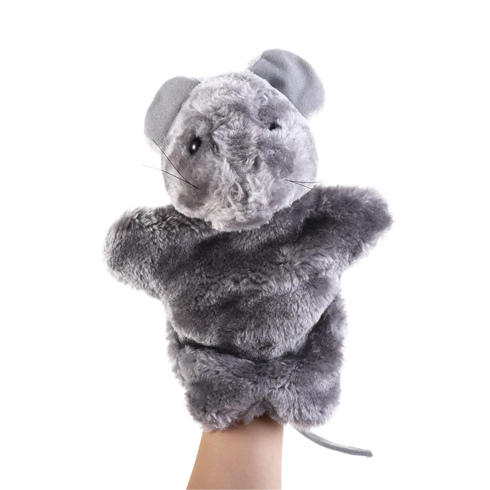 Puppe Kissen Fingerpuppe Handschuh Gefüllte Puppe Maus Handpuppe Tier Maus Puppe Hand