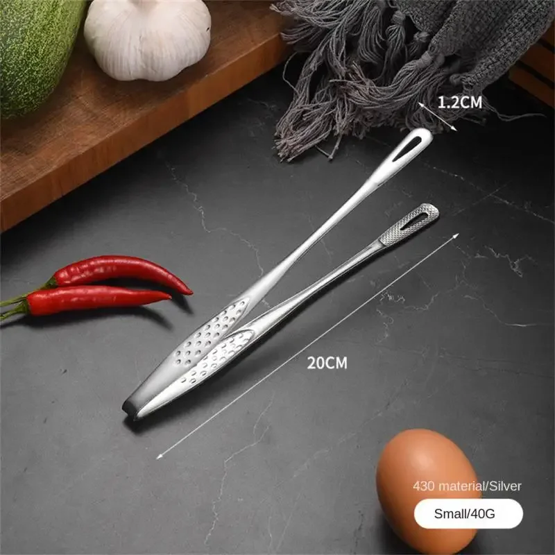 304/403 Stainless Steel Food Tongs Long Handle Non-Slip Barbecue Tongs Steak Tongs Kitchen Cooking Tools Kitchen Accessories