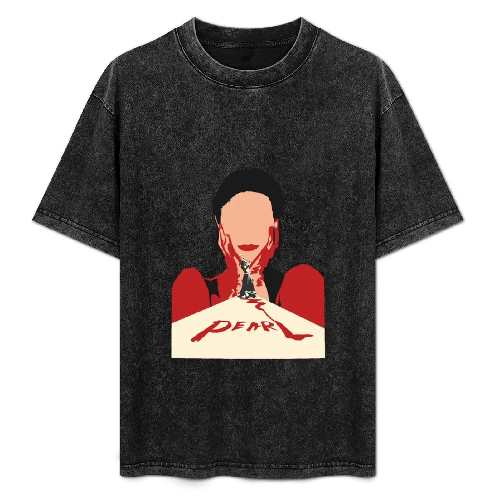 

Pearl movie Mia Goth Pearl blood T-Shirt animal prinfor boys cute clothes topping clothing for men