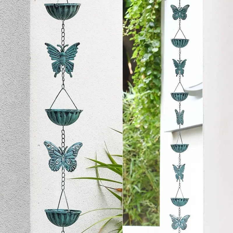Aluminum alloy rain lotus courtyard villa garden temple sun room rain bell