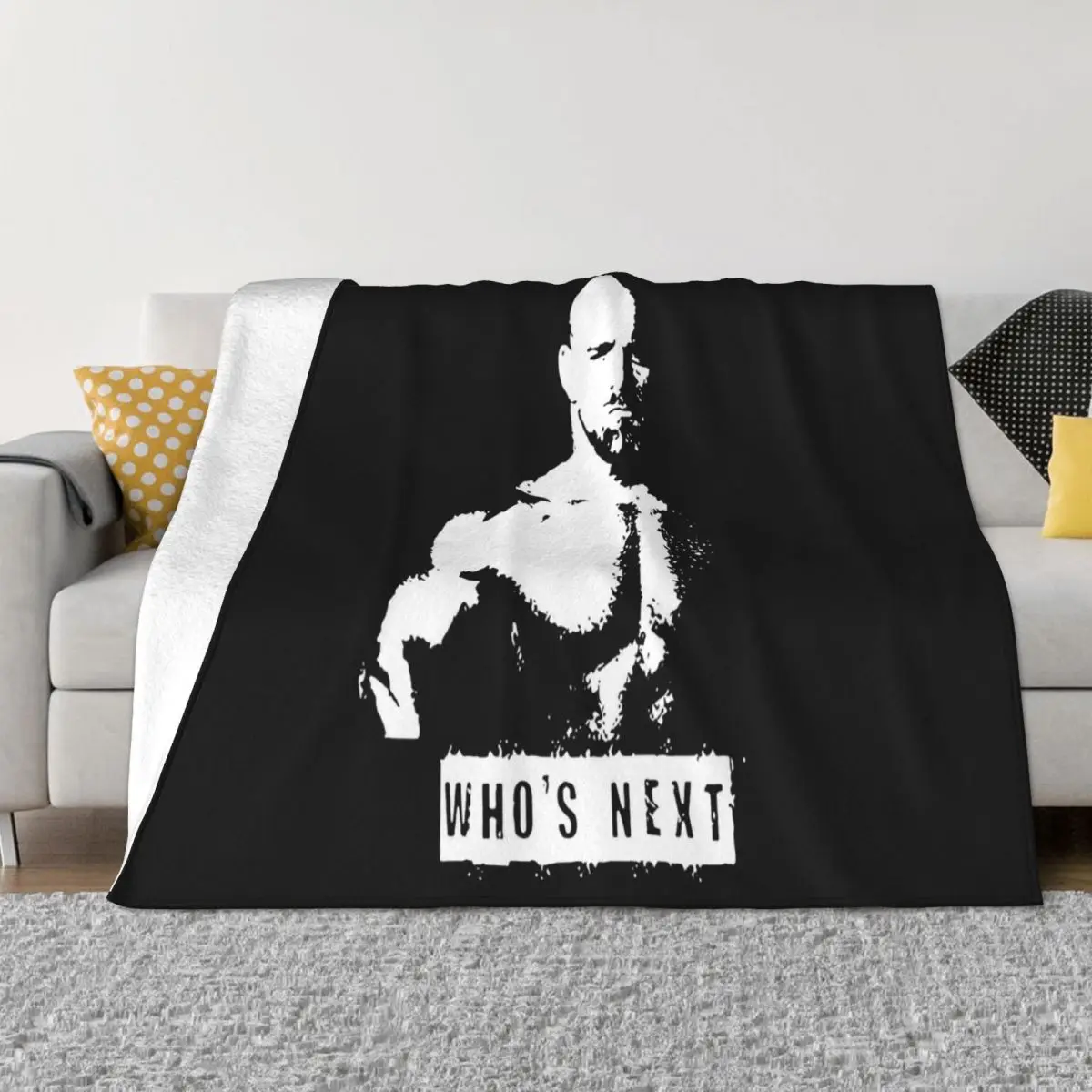 Bill Goldberg Whos Hot Sale Novelty Casual Cute Fresh Design Girl New Brand Summer Slogan Children Throw Blanket