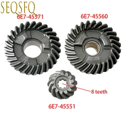6E7 Gear Kit 6E7-45560 6E7-45571 6E7-45551 For Yamaha Gear Set 2 Stroke Outboard Motor 9.9HP 15HP 4 Stroke 20HP 6AH