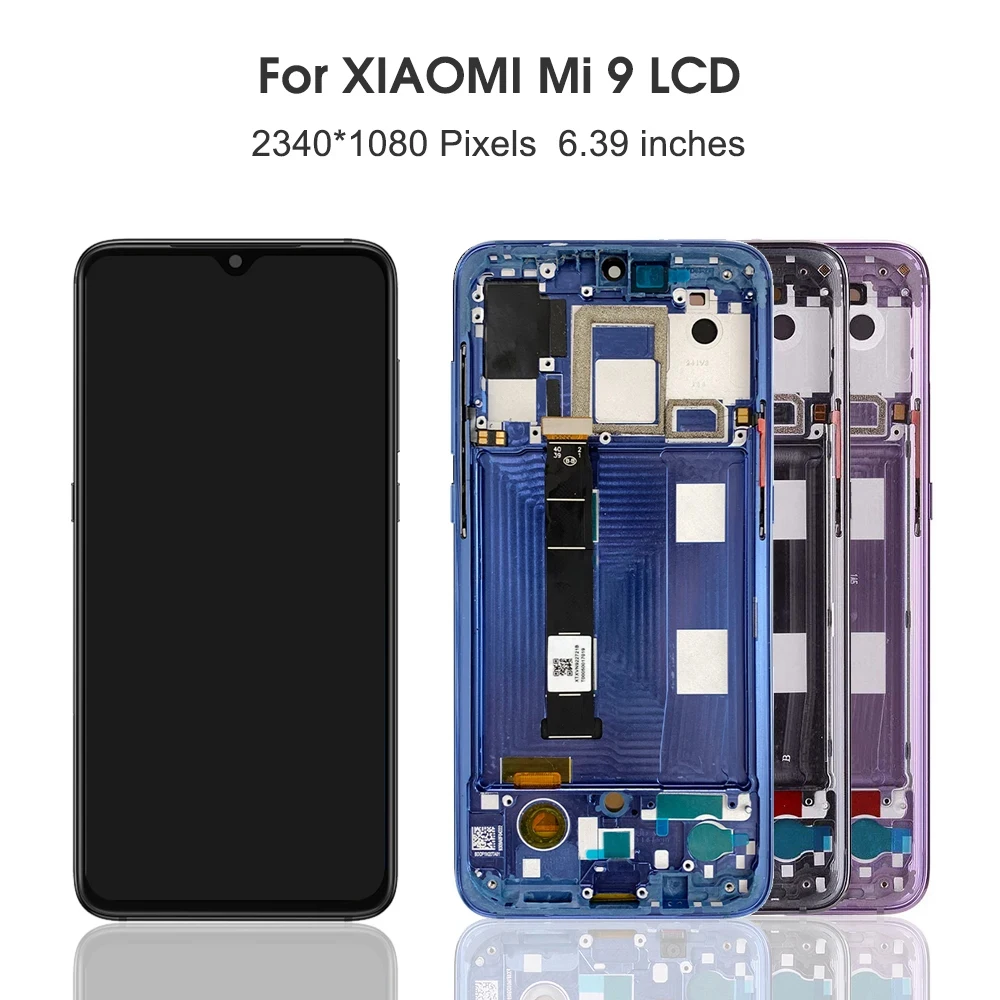 For Xiaomi Mi 9 6.39\'\'For Mi9 M1902F1G LCD Display Touch Screen Digitizer Assembly Replacement