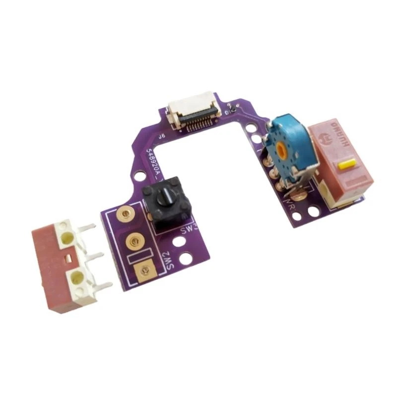 PCB Board Button Board WeldingFree for GProX Superlight2 Mouse Hot swap With Gold Mouse Encoders