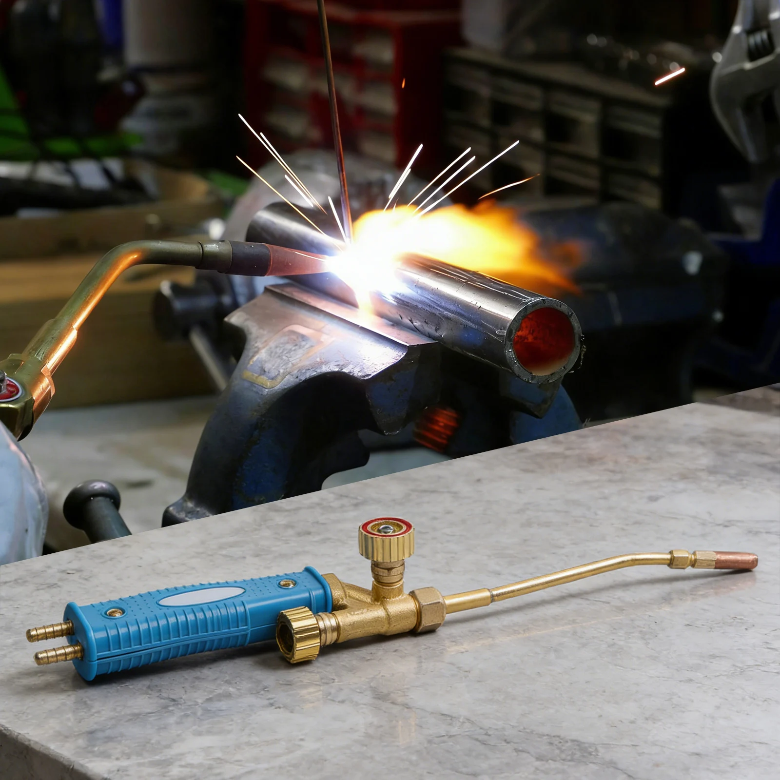 Field Repair H01-2 Gas Torch for Oxyacetylene and Oxypropane Systems Used in Rural and Remote Metal Maintenance Work