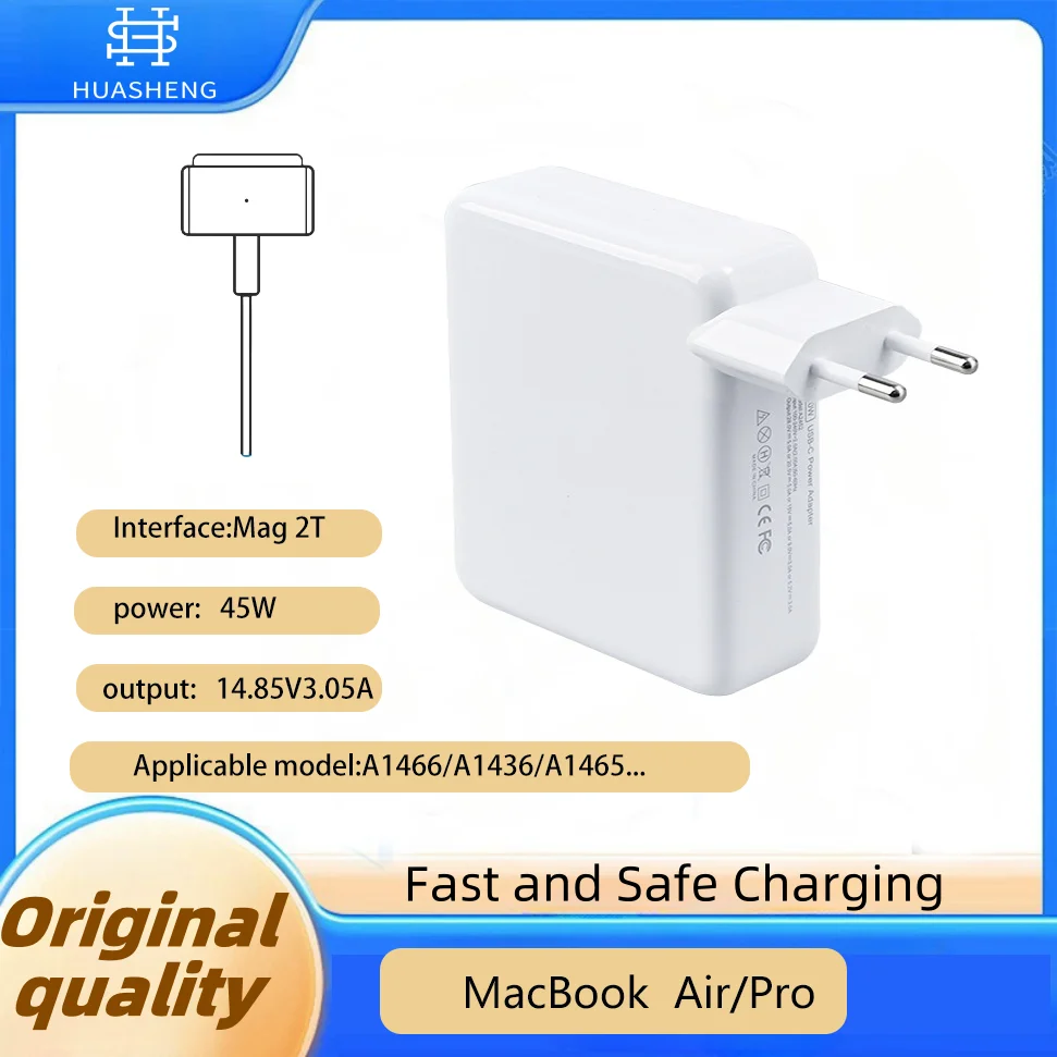 45W A1436 A1466 A1465 Mac Book Air Charger - Fast T-Tip Power Adapter for Mac Book Air 11 13 inch Laptop Retina After Mid 2012