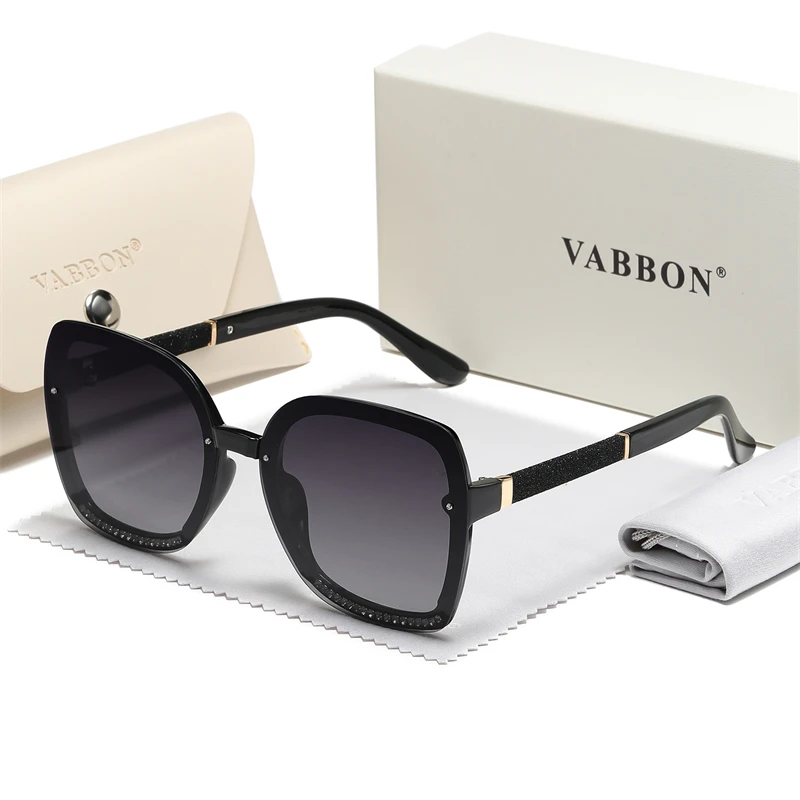 

Vabbon Fashionable Women's New Sunglasses Polarized Diamond-Encrusted Large-Frame Glasses Outdoor Sports Sun Protection Driving Glasses, Premium Gift 267