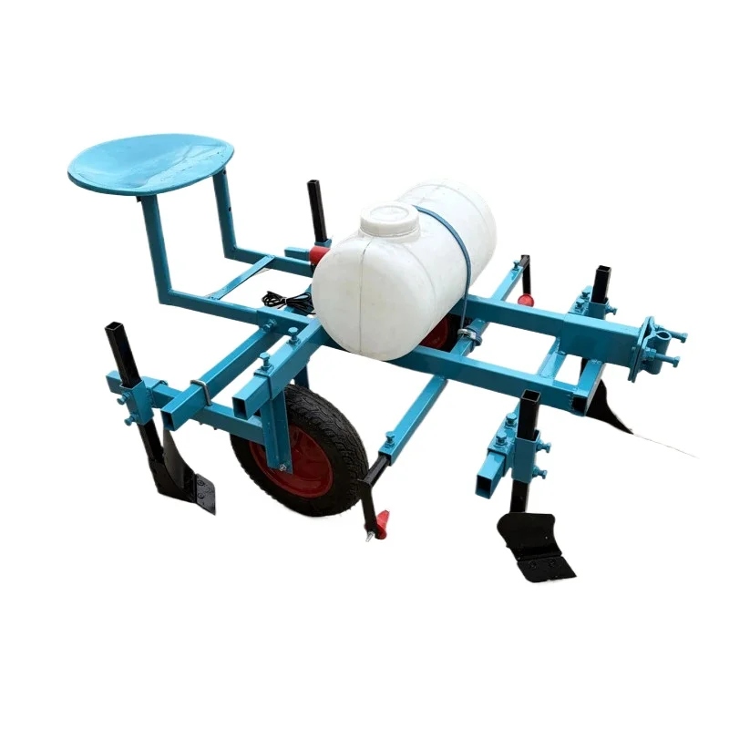 Multifunctional walking tractor, plastic film covering machine, spraying and buckling film cover