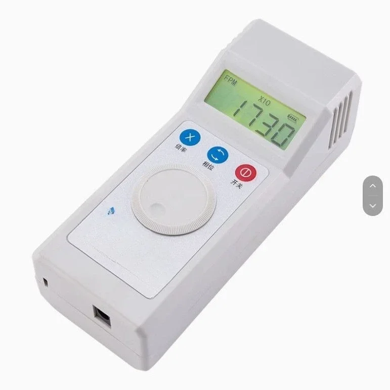 Rechargeable high-precision DSS-10 tachometer stroboscope LED flash velocimeter