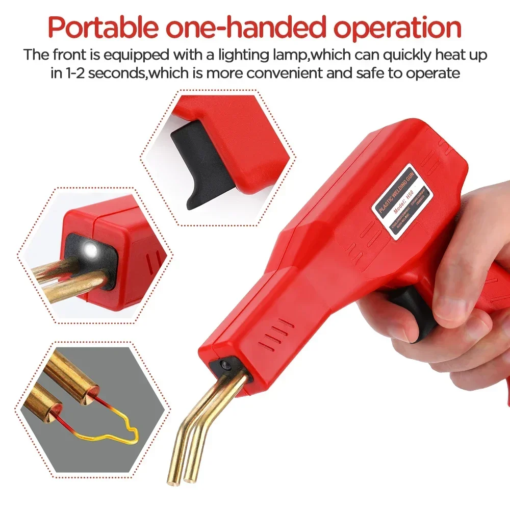 Hot Stapler Plastic Welding Machine Bumper Repair Kit Soldering Iron For Plastic Repair Car Bumper Repair Welding Gun