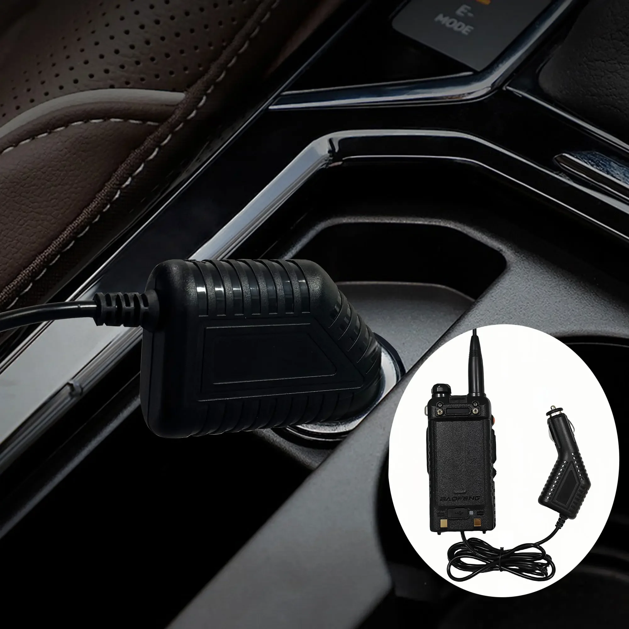 Baofeng K5 Pro Max аккумуляторный элиминатор UV5RM автомобильный прикуриватель зарядное устройство 12 В-24 В для UV5G Plus UV-5RH аксессуары для рации