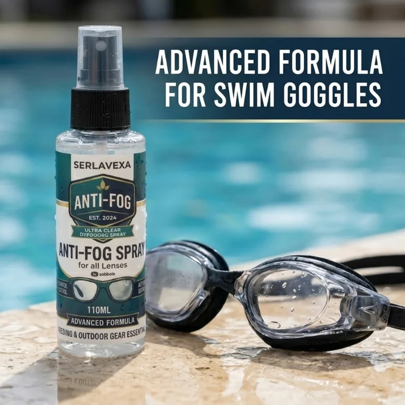 Long Lasting Anti Fog Lens Cleaner Spray Defog Liquid Clear Vision Solution for Swimming Goggles Dive Mask Eyeglass Sports Gear - view 5