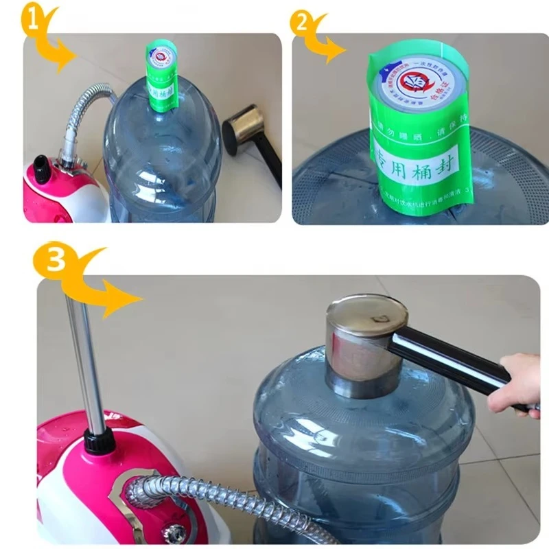 Beverage Glass Jar Film Available New Used 5 Gallon Plastic Water Bottle Sealer Semi-Automatic Sealer