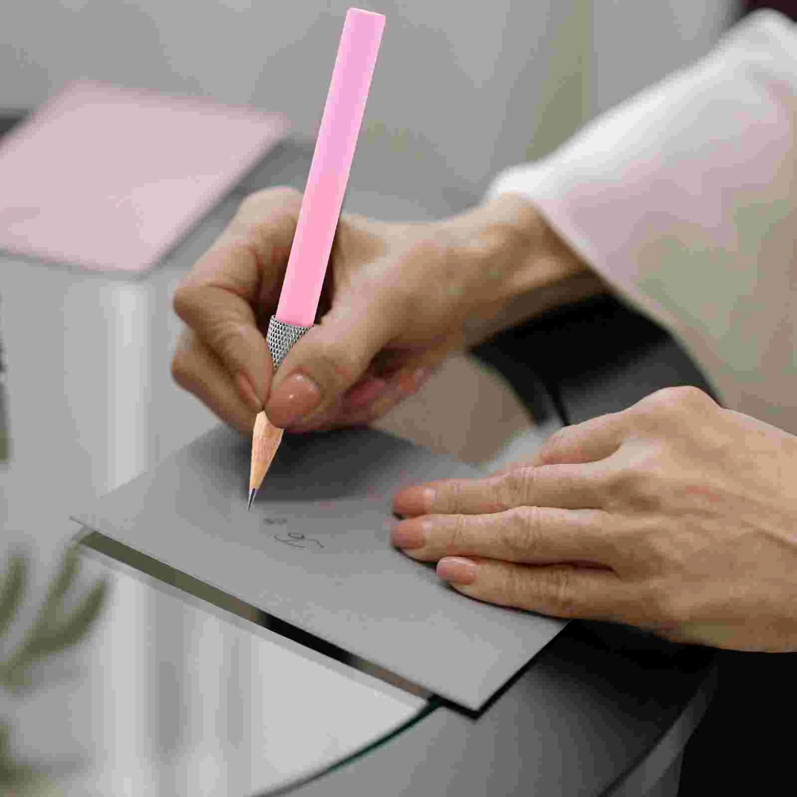 

6Pcs Compact Pencil Extenders Wear-resistant Sketch Pencil Extenders Colored Pencil Extenders