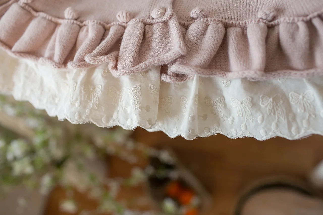 MILANCEL 1-7 Jahre Kinderpullover mit Umlegekragen, warme Strickkleidung für Mädchen, Baumwollpullover für Jungen, Strickkleidung für Mädchen. – Detail 10