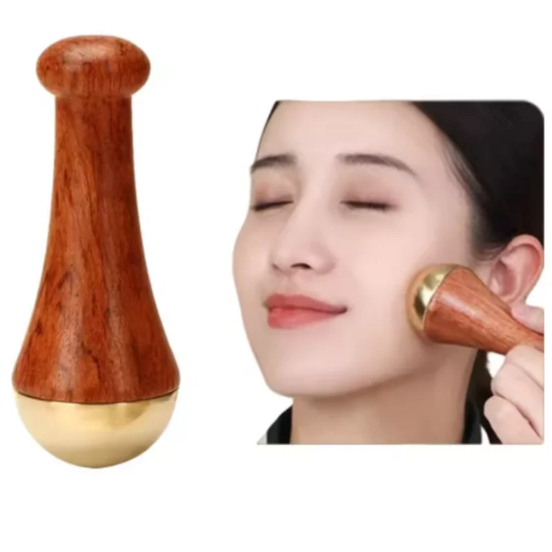 Kansas Copper Scraping Stick Kansa Hammer Wooden Versatile Guasha Face Facial